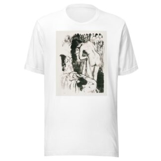 Nude Woman Standing, Drying Herself by Edgar Degas T-Shirt