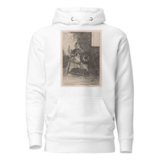 Vrouw achter een spinnewiel by Willem Adrianus Grondhout Hoodie