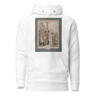 Occupation russe à Paris des soldats russes courtisent des promeneuses, au milieu d’un campement by George Emmanuel Opiz ou Opitz Hoodie