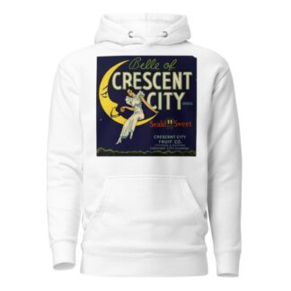 Belle of Crescent City Brand Fruit Label by Anonymous Hoodie