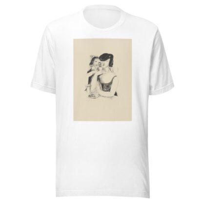Two women drinking by Jean-Louis Boussingault T-Shirt