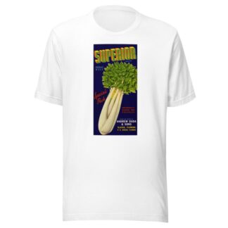 Superior Brand Celery Label by Anonymous T-Shirt