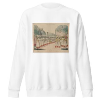 Schlussscene des dritten Actes aus dem Ballet ‘Der Frauen-Aufruhr im Serail,’ von Vestris by Johann Christian Schoeller Sweatshirt