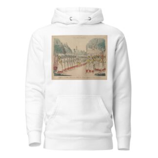 Schlussscene des dritten Actes aus dem Ballet ‘Der Frauen-Aufruhr im Serail,’ von Vestris by Johann Christian Schoeller Hoodie