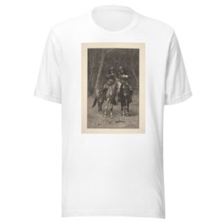 Cheyenne Scouts Patrolling the Big Timber of the North Canadian, Oklahoma by Frederic Remington T-Shirt