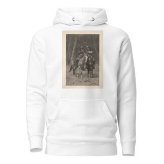 Cheyenne Scouts Patrolling the Big Timber of the North Canadian, Oklahoma by Frederic Remington Hoodie