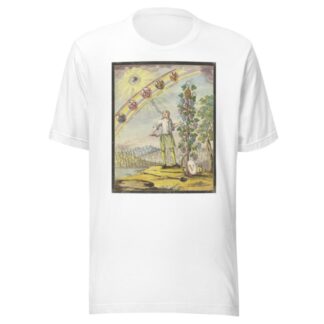 Knabe mit einem Rebmesser vor einem Weinstock by Johann Esaias Nilson T-Shirt