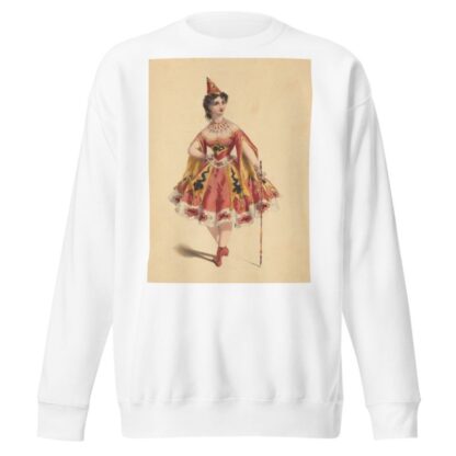 Melle. Leroyer, rôle de la Folie dans Les adieux au Boulevart du Temple by Imp. Becquet Sweatshirt
