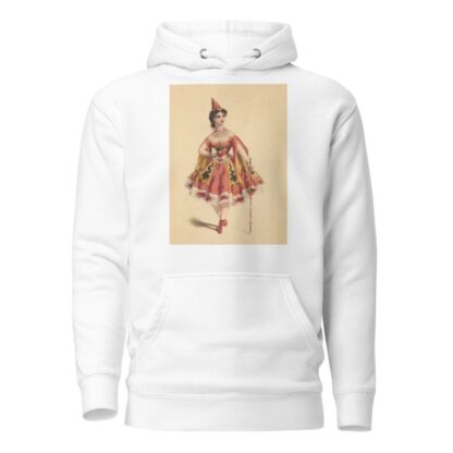 Melle. Leroyer, rôle de la Folie dans Les adieux au Boulevart du Temple by Imp. Becquet Hoodie