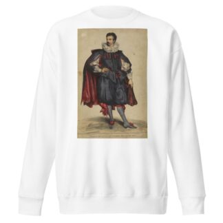 Suite de déguisements Costume civil porté au temps de Louis XIII by Eugène Devéria Sweatshirt