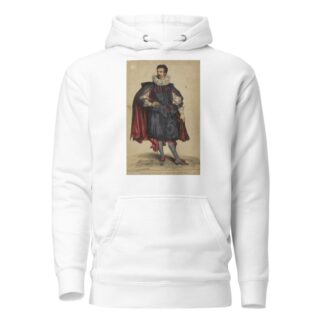 Suite de déguisements Costume civil porté au temps de Louis XIII by Eugène Devéria Hoodie