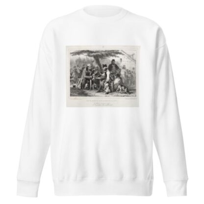 Un famous diplomat à dit… by Denis Auguste Marie Raffet Sweatshirt