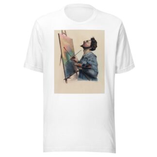Un Peintrede la nouvelle Ecole by Charles-Joseph Traviès de Villers T-Shirt