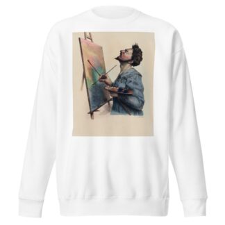 Un Peintrede la nouvelle Ecole by Charles-Joseph Traviès de Villers Sweatshirt