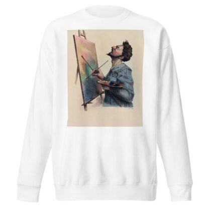 Un Peintrede la nouvelle Ecole by Charles-Joseph Traviès de Villers Sweatshirt