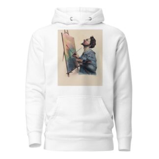 Un Peintrede la nouvelle Ecole by Charles-Joseph Traviès de Villers Hoodie