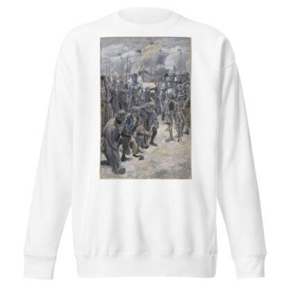 King Henry V, II, 2, as acted at the Lyceum, King Henry and Lords Scroop, Grey, and Cambridge, Lewis Waller by Bernard Partridge Sweatshirt