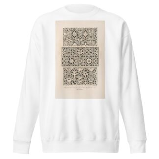 Marmormosaik im Fussboden des Doms zu Ravenna by Friedrich Maximilian Hessemer Sweatshirt
