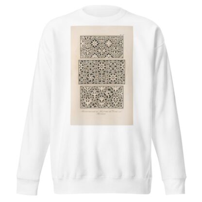 Marmormosaik im Fussboden des Doms zu Ravenna by Friedrich Maximilian Hessemer Sweatshirt