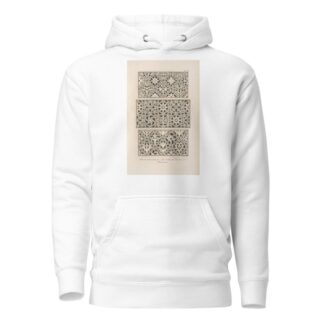 Marmormosaik im Fussboden des Doms zu Ravenna by Friedrich Maximilian Hessemer Hoodie