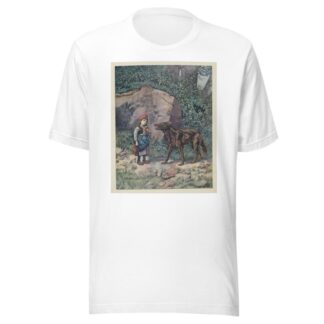 Le petit chaperon rouge by Frederic Theodore Lix T-Shirt
