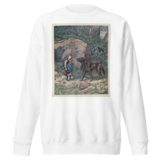 Le petit chaperon rouge by Frederic Theodore Lix Sweatshirt