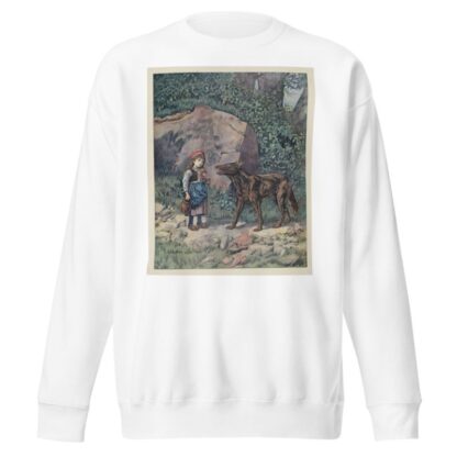 Le petit chaperon rouge by Frederic Theodore Lix Sweatshirt