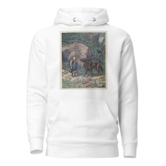 Le petit chaperon rouge by Frederic Theodore Lix Hoodie