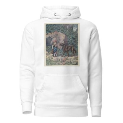 Le petit chaperon rouge by Frederic Theodore Lix Hoodie