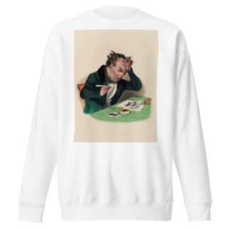 Rien rien je ne trouve rien. Nothing nothing at all find nothing by Charles-Joseph Traviès de Villers Sweatshirt