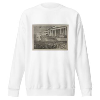 The Inauguration of Abraham Lincoln as President of the United States, at the Capitol, Washington, March 4, 1861 by Winslow Homer Sweatshirt