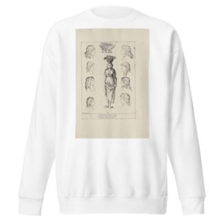 Alfabeto in sogno Pl.10 by Giuseppe Maria Mitelli Sweatshirt