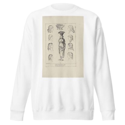 Alfabeto in sogno Pl.10 by Giuseppe Maria Mitelli Sweatshirt