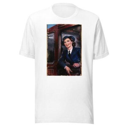 WRNS rating at railway carriage by Anonymous T-Shirt
