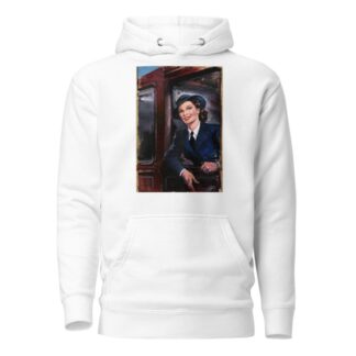 WRNS rating at railway carriage by Anonymous Hoodie