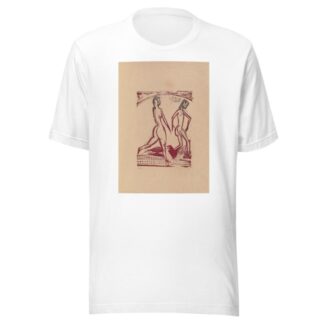 Two Girls Bathing by Ernst Ludwig Kirchner T-Shirt