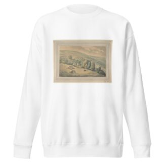 Downlands, Sussex by Thomas Rowlandson Sweatshirt