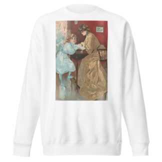 Crépe silk rayé; Crépe nouveauté by H. B. Claflin Sweatshirt