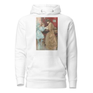 Crépe silk rayé; Crépe nouveauté by H. B. Claflin Hoodie
