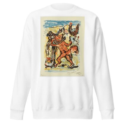 Reinecke Und Grimbart Der Dachs Auf Der Pilgerreise Betrachten Einen Gut Ernährten Hahn, Den Reinecke Zu Fressen Versucht Ii by Lovis Corinth Sweatshirt