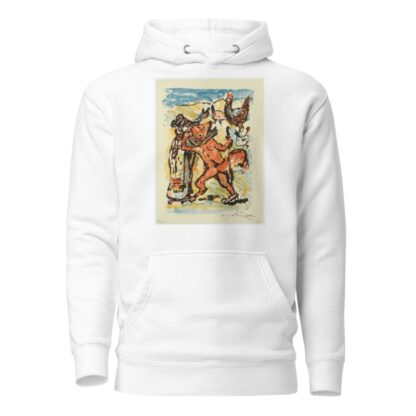 Reinecke Und Grimbart Der Dachs Auf Der Pilgerreise Betrachten Einen Gut Ernährten Hahn, Den Reinecke Zu Fressen Versucht Ii by Lovis Corinth Hoodie