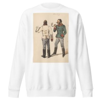 Smokers by Friedrich Carl von Scheidlin Sweatshirt