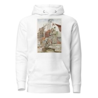 The fisherman and his wife had no children, and they were just longing for a baby by Arthur Rackham Hoodie