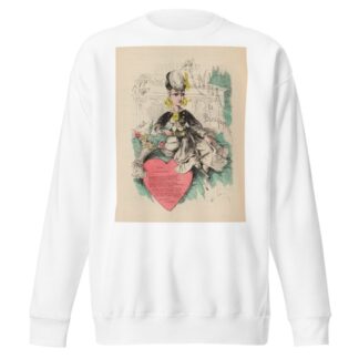Anna la bouquetière by André Gill Sweatshirt