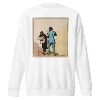 Le monde & le rappel by Moloch (Alphonse Hector Colomb) Sweatshirt