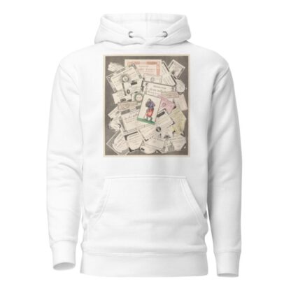 Trompe l’oeil of assignats with beggar after Callot by Nicolas-Marie Gatteaux Hoodie