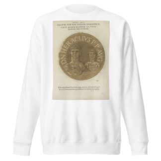 Portraits of Emperor Heraklonas and his mother Martina by Hubert Goltzius Sweatshirt