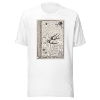 The Spider and the Swallow by Percy J. Billinghurst T-Shirt