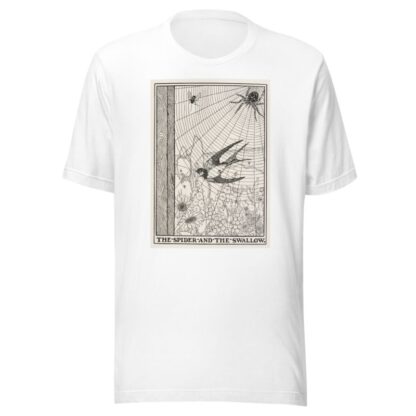 The Spider and the Swallow by Percy J. Billinghurst T-Shirt