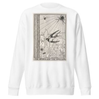 The Spider and the Swallow by Percy J. Billinghurst Sweatshirt